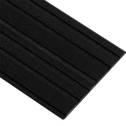 I-Wood Basic Mixed akustikpanel, sortmalet, sort filt og sort kerne, egefiner, 17 x 300 mm 