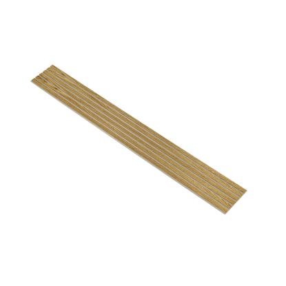 I-Wood Basic Original akustikpanel, brun olieret, beige filt og lys kerne, egefiner, 16 x 300 mm 