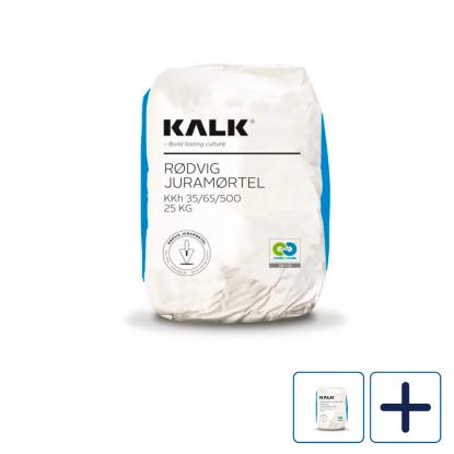 KALK Rødvig juramørtel, KKh 35/65/500, blå pose - 15 liter
