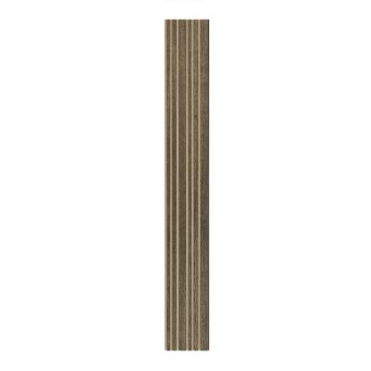 I-Wood Medio+ Mixed akustikpanel, sort olieret, brun filt og sort kerne, egefiner, 17 x 300 mm