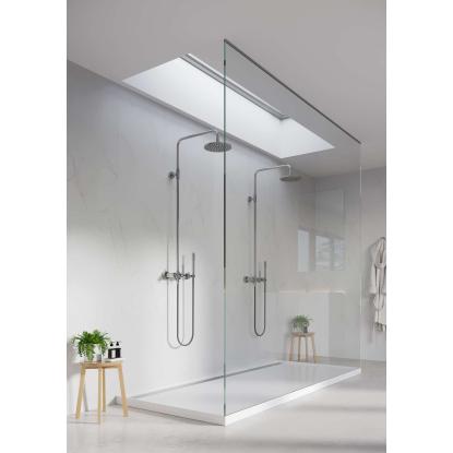 Fibo Stone vådrumspanel, 10 x 600 x 2400 mm, bianco marble silk