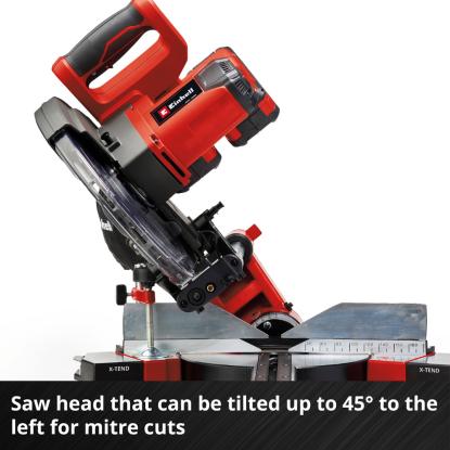 Einhell TE-SM 36/10 L Li-Solo akku kap-/geringssav med udtræk, uden batteri og lader