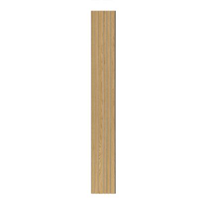 I-Wood Medio+ Mixed akustikpanel, klar olieret, brun filt og sort kerne, egefiner, 17 x 300 mm