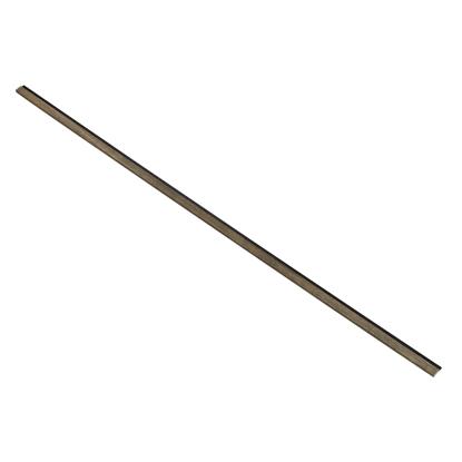 I-Wood afslutningsliste til akustikpanel, sort olieret, sort filt og lys kerne, egefiner, 16 x 42 mm