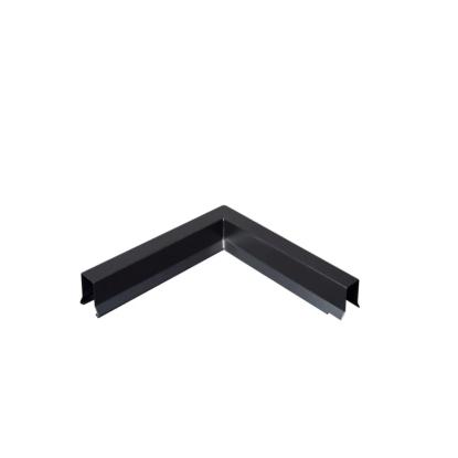 Sternkapsel, 22 mm, udvendig hjørne, sort, 90° vinkel