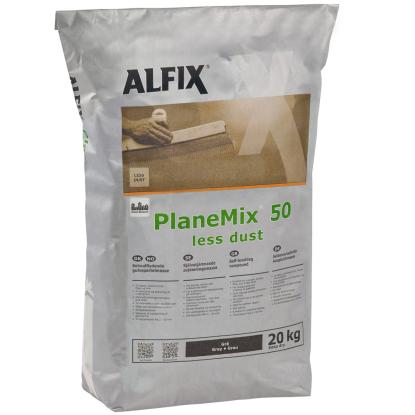 Alfix PlaneMix 50 Less Dust gulvspartelmasse - 20 kg