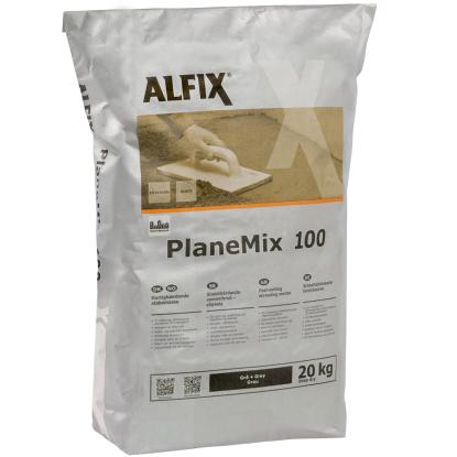 Alfix PlaneMix 100 hurtighærdende støbemasse, grå - 20 kg