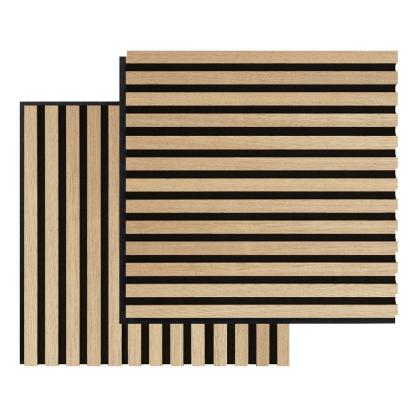 FibroTech Square akustikpanel, 520 x 520 mm, Ash - 2 stk.