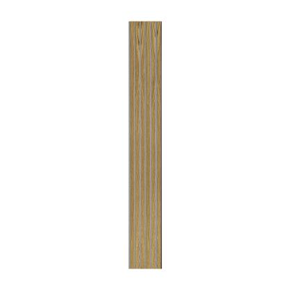 I-Wood Basic Original akustikpanel, brun olieret, grå filt og sort kerne, egefiner, 17 x 300 mm 
