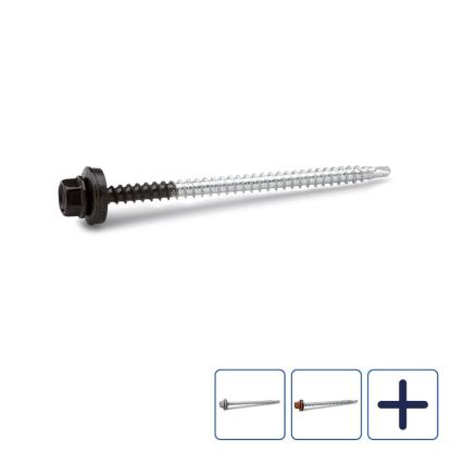 FAST farmerskrue med borespids, 4,8 x 80 mm - 100 stk.