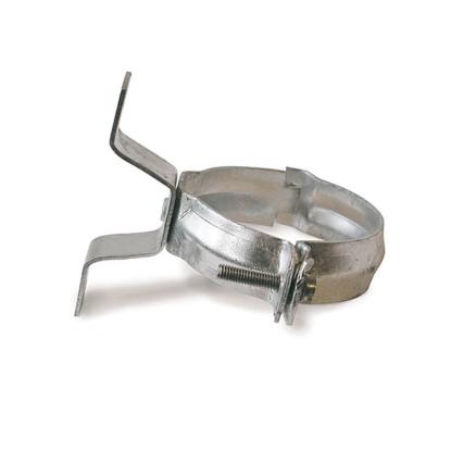 Plastmo Retro Zink rørholder til træ, galvaniseret stål, Ø80 mm