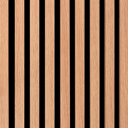 FibroTech UNIKA 25 akustikpanel, 600 x 2440 mm, light oak