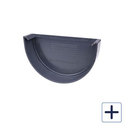 Plastmo endebund, PVC, grafit