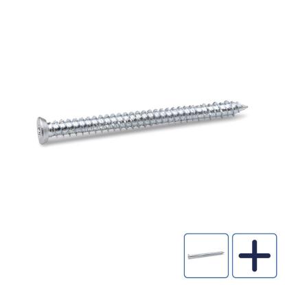 FAST betonskrue, elforzinket, 7,5 mm - 50 stk.