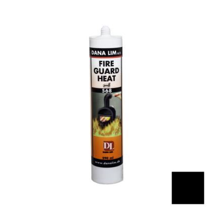 Dana Lim Fire Guard Heat 568 brandfugemasse i patron, sort - 290 ml