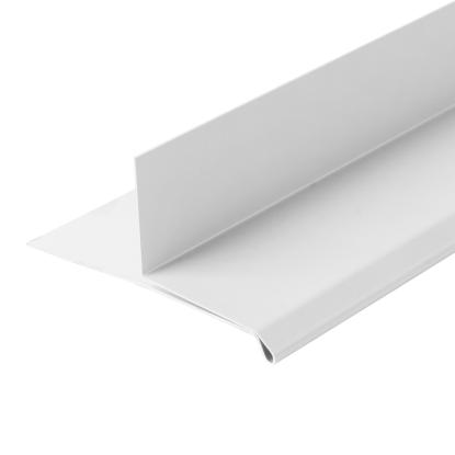 GTBUILD facadeprofil, lysningsprofil, vandret, lys grå - 3 meter