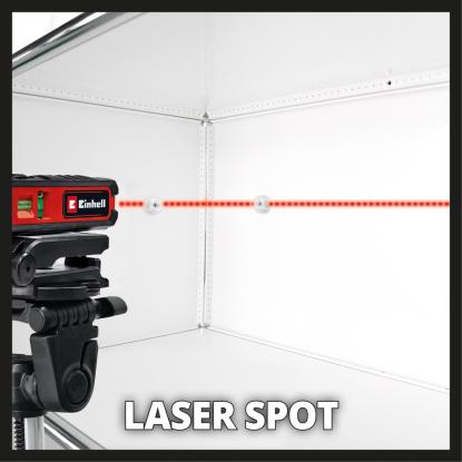 Einhell TC-LL 1 laservaterpas med vægholder