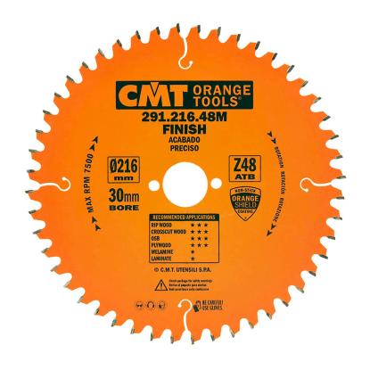 CMT rundsavsklinge til træ, Z48 W Neg, Ø216 x 2,8 x 30 mm
