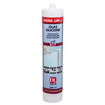 Dana Lim glassilikone 517 i patron, transparent - 300 ml