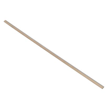 I-Wood afslutningsliste til akustikpanel, hvid olieret, grå filt og sort kerne, egefiner, 17 x 42 mm