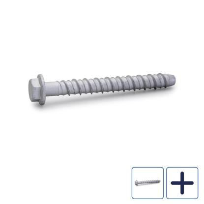 FAST betonskrue, ZF Max belægning, 8,0 mm - 25 stk.