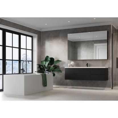 Fibo Stone vådrumspanel, 10 x 600 x 2400 mm, brown marble silk