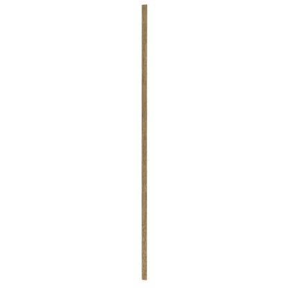 I-Wood UniPanel afslutningsliste, mørkebrun olieret, sort kerne, egefiner, 17 x 55 x 2780 mm