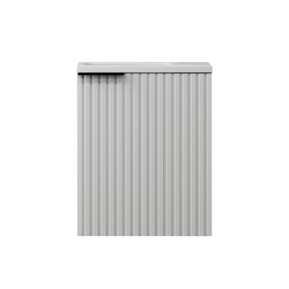 Nortiq Verona One-Box badmøbel med vask og spejl, mat hvid, 40 cm