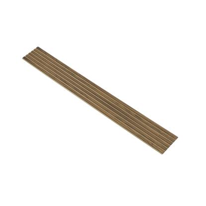 I-Wood Medio+ Original akustikpanel, klar olieret, brun filt og sort kerne, valnøddefiner, 17 x 300 mm