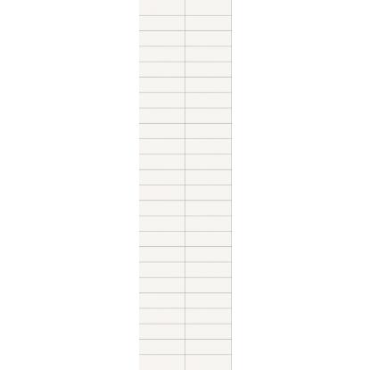 Fibo Colour vådrumspanel med 30 x 10 cm fliselook, 10 x 600 x 2400 mm, denver white high gloss