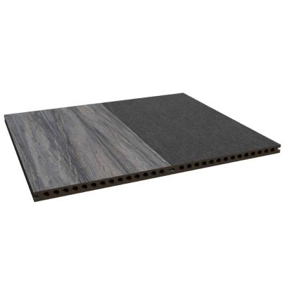 Kirkedal Heimdal terrassebræt i komposit, black/grey - 22x300 mm