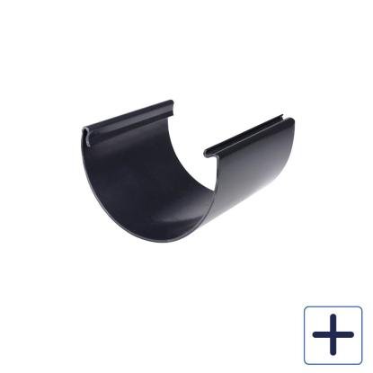 Plastmo samlestykke, PVC, sort
