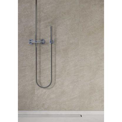 Fibo Stone vådrumspanel, 10 x 600 x 2400 mm, grey sahara stone