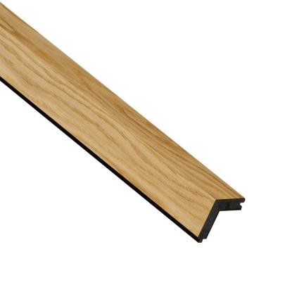 I-Wood UniPanel udvendigt hjørne, klar olieret, sort kerne, egefiner, 17 x 55 x 2780 mm