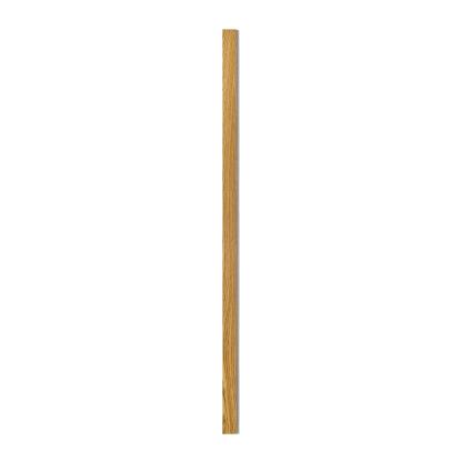 I-Wood afslutningsliste til 3-lamel akustikpanel, brun olieret, grå filt og lys kerne, egefiner, 16 x 92 mm