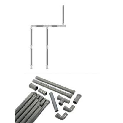 Sivestreng til tryknedsivning, 40mm, 15 meter - 2 stk.