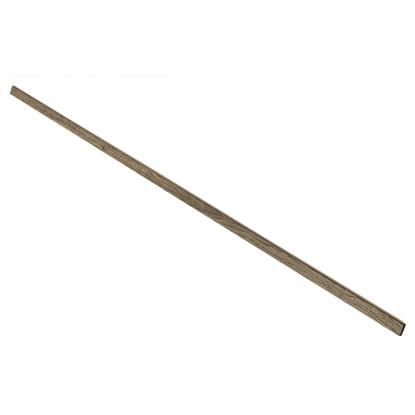 I-Wood UniPanel afslutningsliste, sort olieret, sort kerne, egefiner, 17 x 55 x 2780 mm