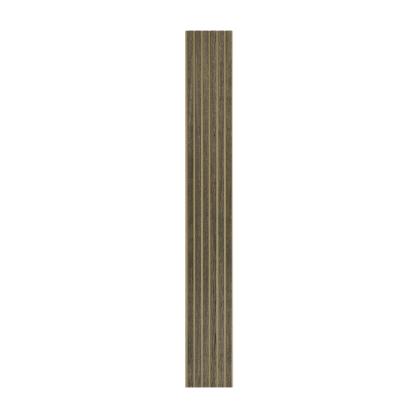 I-Wood Medio+ Original akustikpanel, sort olieret, brun filt og lys kerne, egefiner, 16 x 300 mm