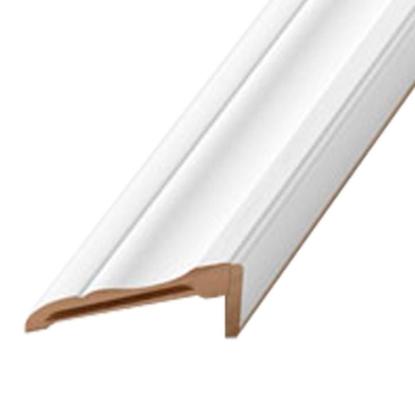 Swedoor almue gerigtsæt til dobbeltdør, hvid omviklet - 20 x 65 x 2200 mm