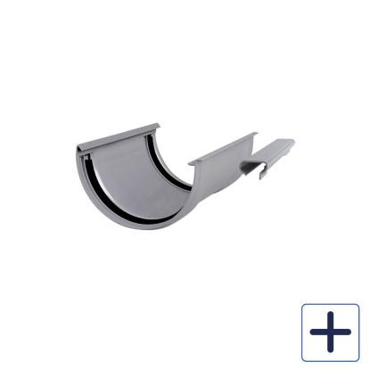 Plastmo ekspansionssamlestykke, PVC, grå