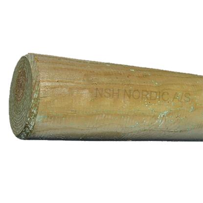 NSH trykimprægneret stolpe, NTR-A, Ø18 x 400 cm - 1 stk.