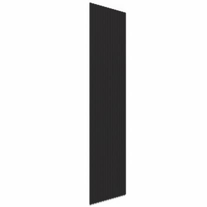 FOG & VENØ Foiled akustikpanel, sort, sort filt, 600 x 2400 x 20 mm