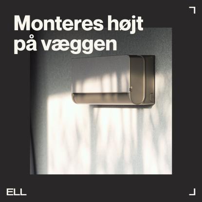 ELL Front Boost luft-til-luft varmepumpe med Wi-Fi, 5,28 kW, golden, 130 m²