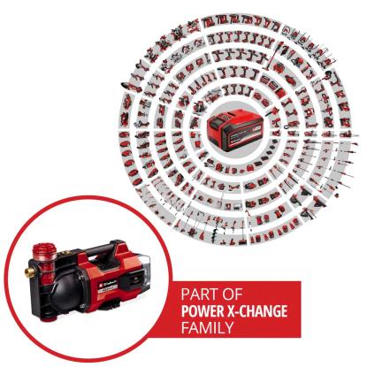 Einhell AQUINNA 36/38 F LED akku havepumpe, uden batteri og lader