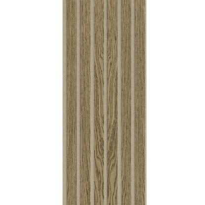 I-Wood Medio+ Original akustikpanel, mørkebrun olieret, beige filt og lys kerne, egefiner, 16 x 300 mm