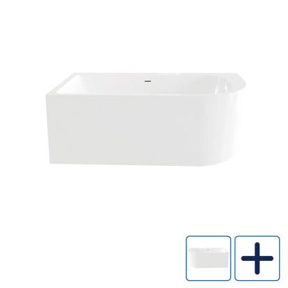 Best Design Munster badekar, 180 x 80 cm, hvid højglans