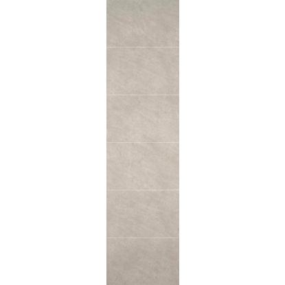 Fibo Stone vådrumspanel med 60 x 40 cm fliselook, 10 x 600 x 2400 mm, grey sahara stone