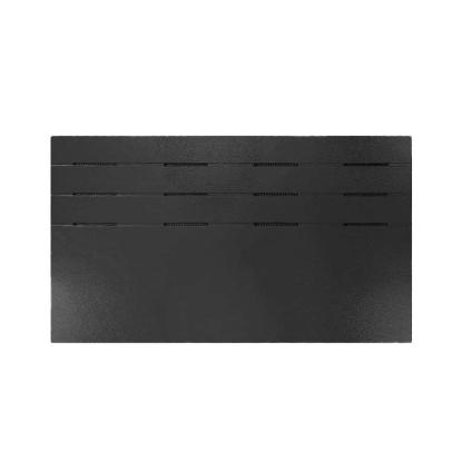 SCG udhængsplade half-lining med ventilation, sort, 1200 x 600 x 4 mm