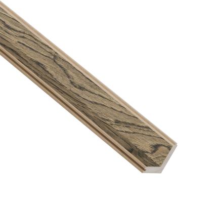 I-Wood UniPanel indvendigt hjørne, sort olieret, lys kerne, egefiner, 16 x 55 x 2780 mm