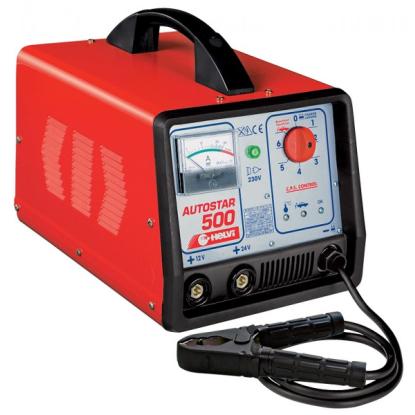 KGK Autostar 500 batterilader, 12/24 V, ladning 55 A, starthjælp 450 A